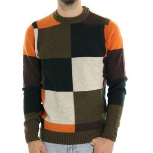 MAGLIA CHECK BLOCK VERDE